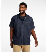 Men's BeanFlex® Denim Shirt, Short-Sleeve, Slightly Fitted Untucked Fit