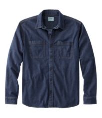 Men's BeanFlex® Denim Shirt, Traditional Untucked Fit