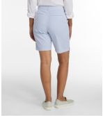 Women's Comfort Stretch Shorts, Seersucker Bermudas 9"