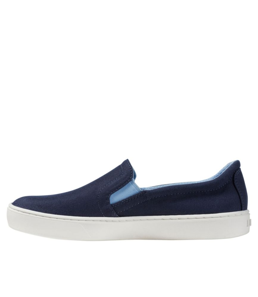 Women's Eco Bay Canvas Sneakers, Slip-On, Silver Birch, small image number 2