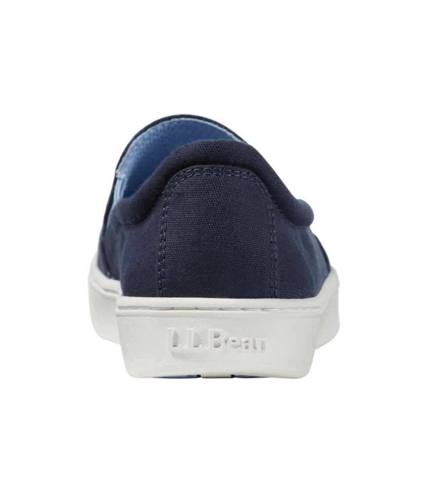 Women's Eco Bay Canvas Sneakers, Slip-On, Classic Navy, small image number 3