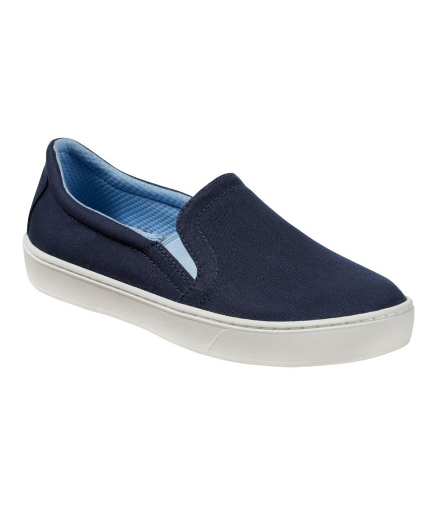 Women's Eco Bay Canvas Sneakers, Slip-On, Silver Birch, small image number 6