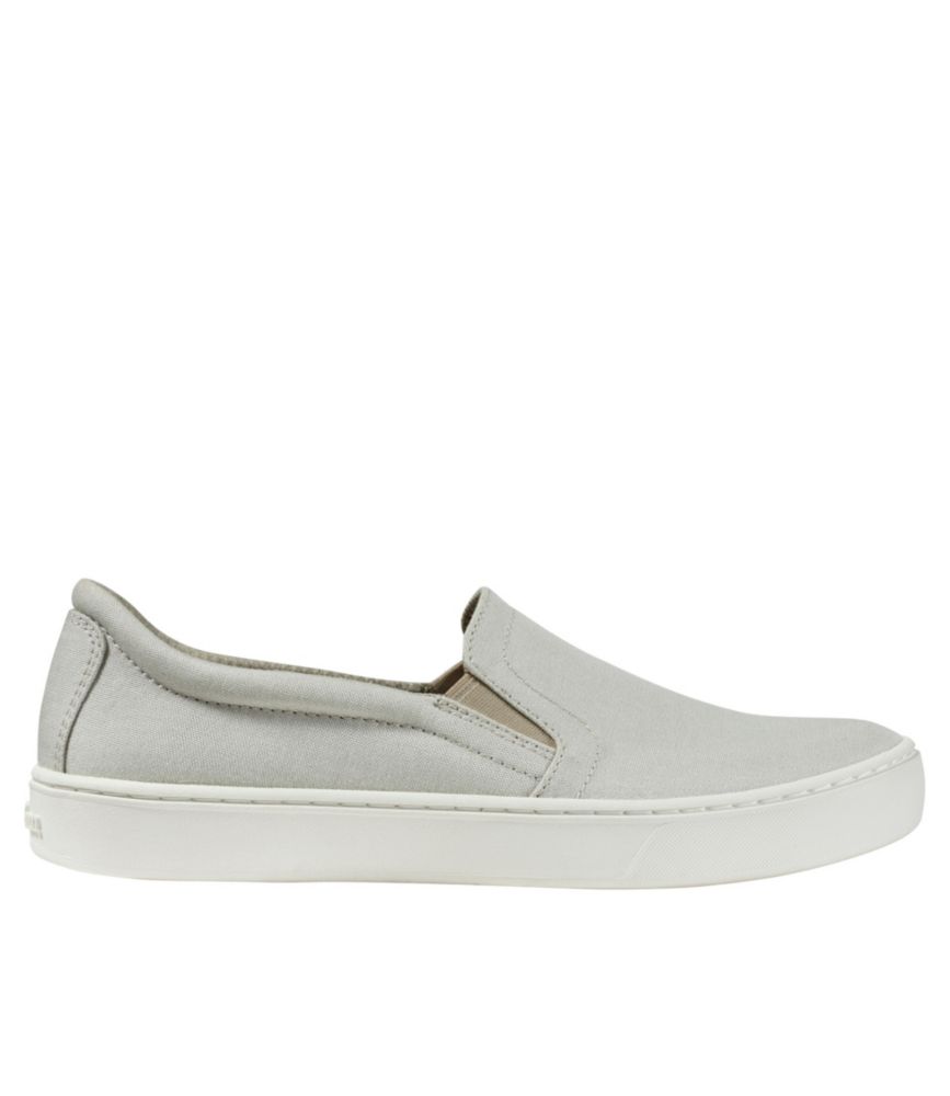 Women's Eco Bay Canvas Sneakers, Slip-On, Silver Birch, small image number 1