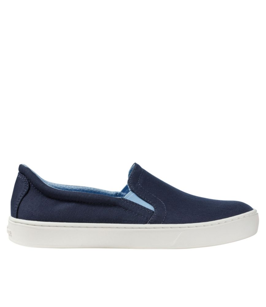 Women's Eco Bay Canvas Sneakers, Slip-On, Classic Navy, small image number 1