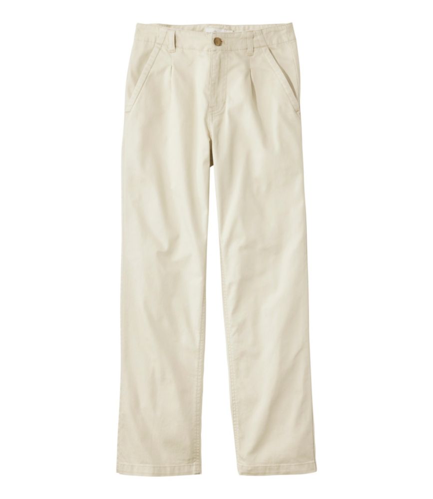 Women's Signature Easy-Cotton Pleated Chinos, Ankle