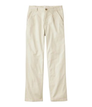 Women's Signature Easy-Cotton Pleated Chinos, Ankle