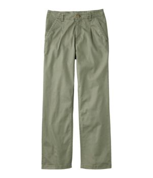 Women's Signature Easy-Cotton Pleated Chinos, Ankle