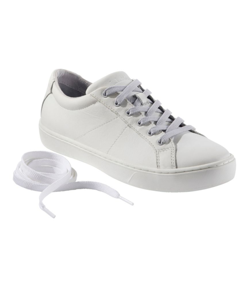 Women's Eco Bay Oxfords, Full-Grain Leather, White, small image number 7