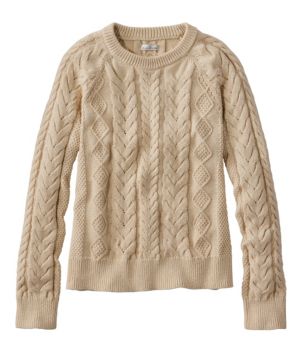 Women's Signature Classic Fisherman Sweater, Crewneck