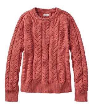 Women's Signature Classic Fisherman Sweater, Crewneck