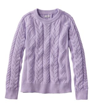 Women's Signature Classic Fisherman Sweater, Crewneck