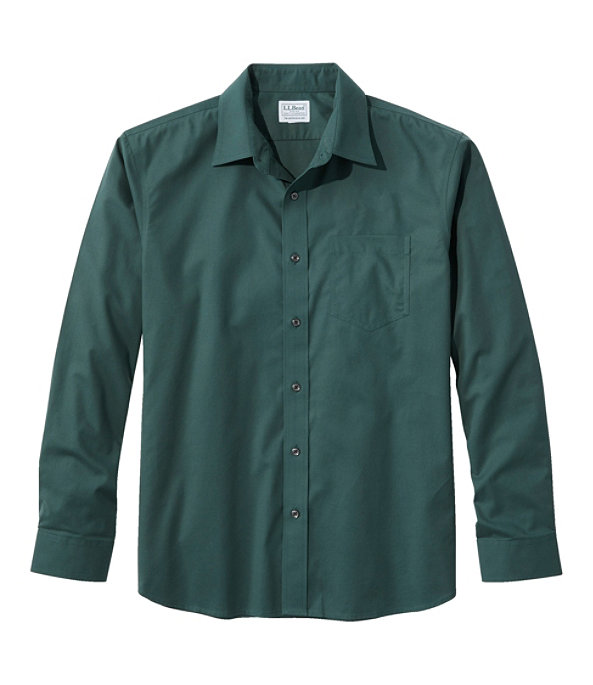Men's Everyday Wrinkle-Free Shirt, Hunter Green, large image number 0