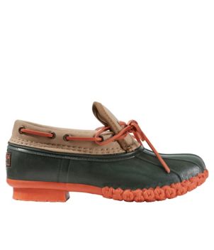 Women's Bean Boots, Canvas Rubber Mocs