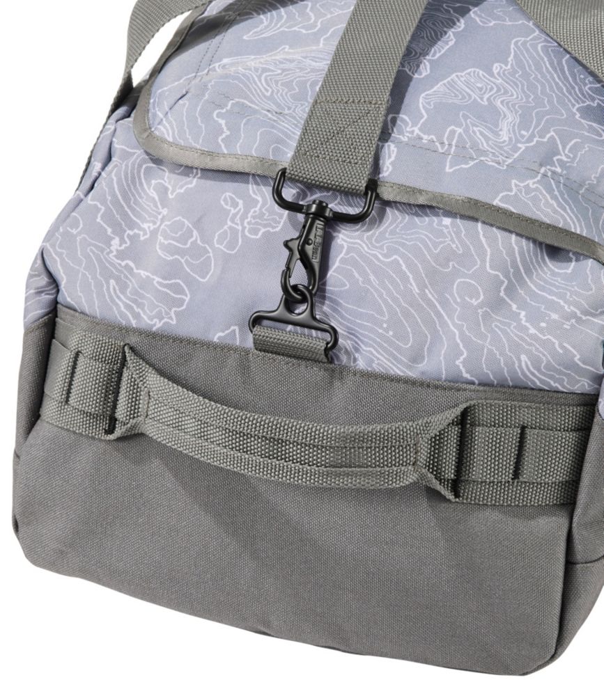 Adventure Duffle, Medium, 35L, Mountain Logo, Print, Anchor Gray Topo, small image number 6