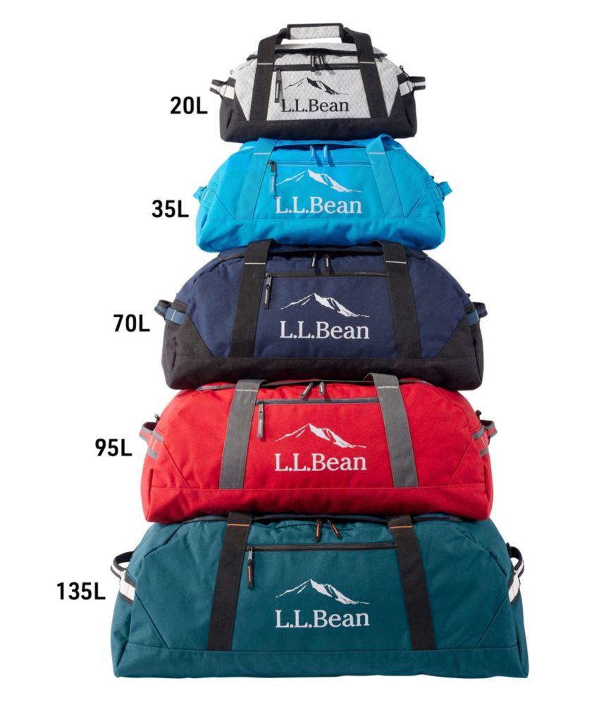 Adventure Duffle, Medium, 35L, Mountain Logo, Print