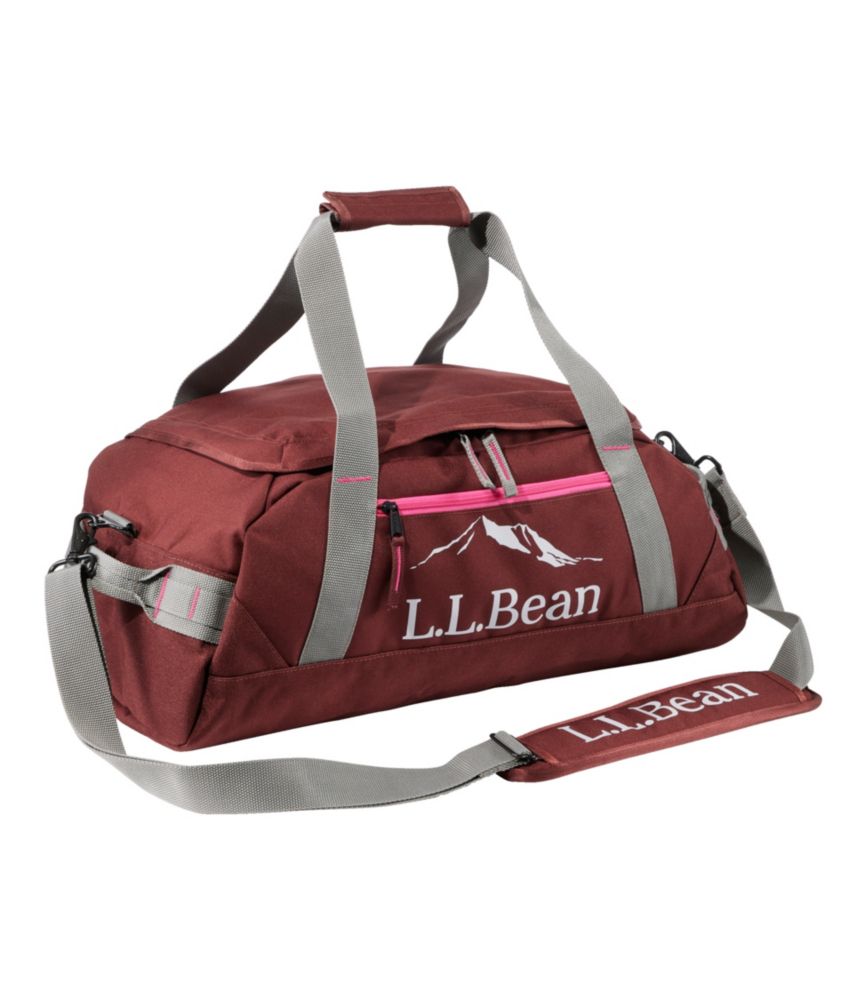 Adventure Duffle, Medium, 35L, Mountain Logo, Currant/Berry Sorbet, small image number 1