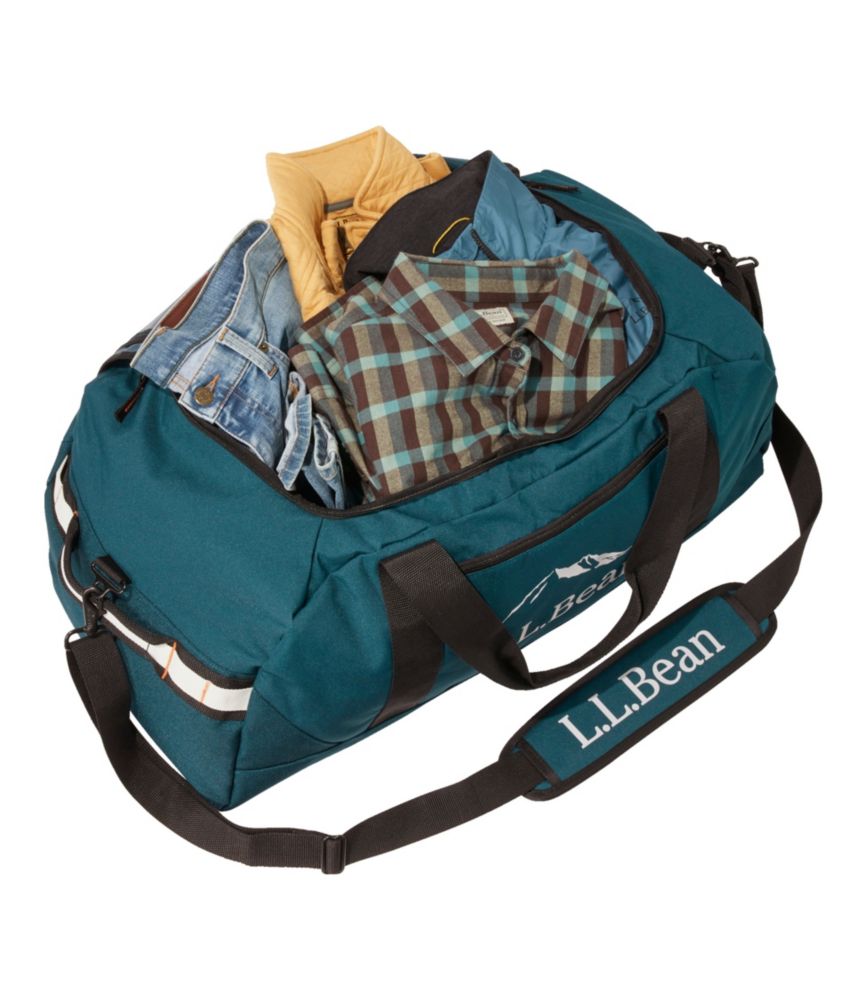 Adventure Duffle, Large, 70L, Mountain Logo, Currant/Berry Sorbet, small image number 4