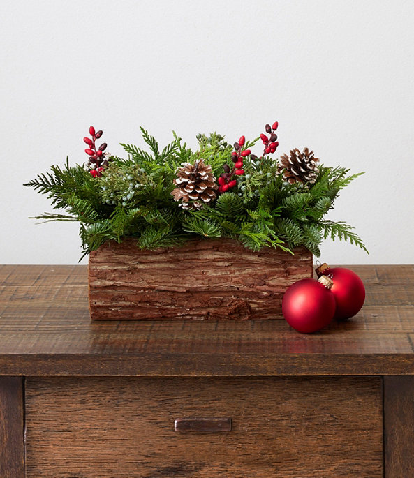 Yule Log Centerpiece, One Color, large image number 0
