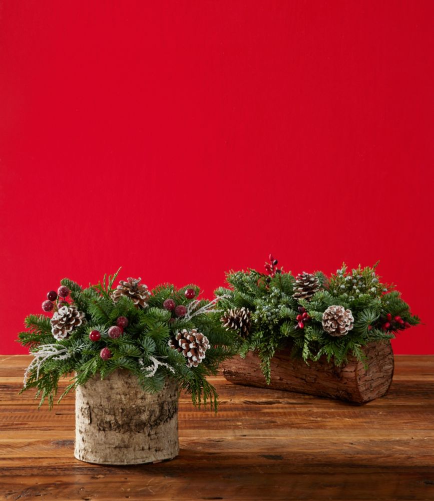 Yule Log Centerpiece