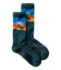Adults' Merino Wool Ragg Socks 10 Two-Pack, Print at L.L. Bean