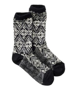 Adults' Smartwool Everyday Traditional Snowflake Crew Socks