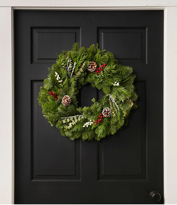 Woodland Spiral Eucalyptus 20" Wreath, One Color, large image number 0