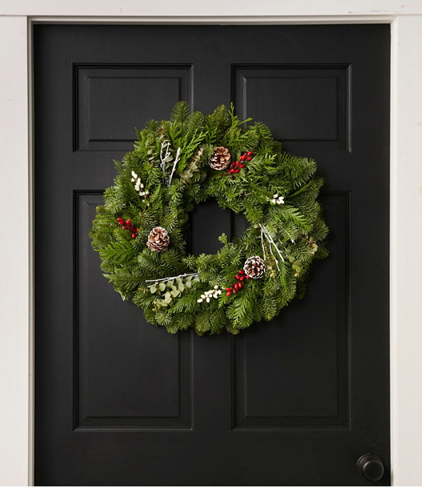 Woodland Spiral Eucalyptus 20" Wreath, , large image number 0