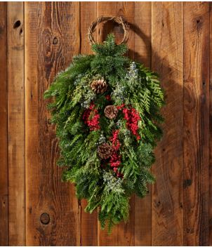 Woodland Canella Berry Swag, New