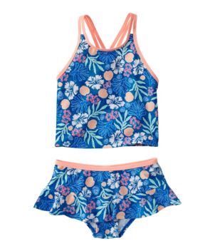 Girls' Watersports Swimwear, Tankini Skirt Set