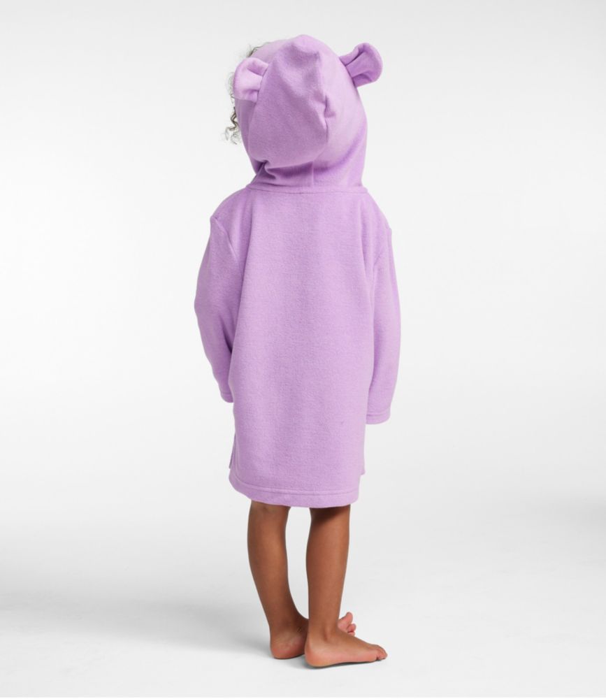 Toddlers' Terry Cover-Up, Hooded Animal, Capri Blue, small image number 3