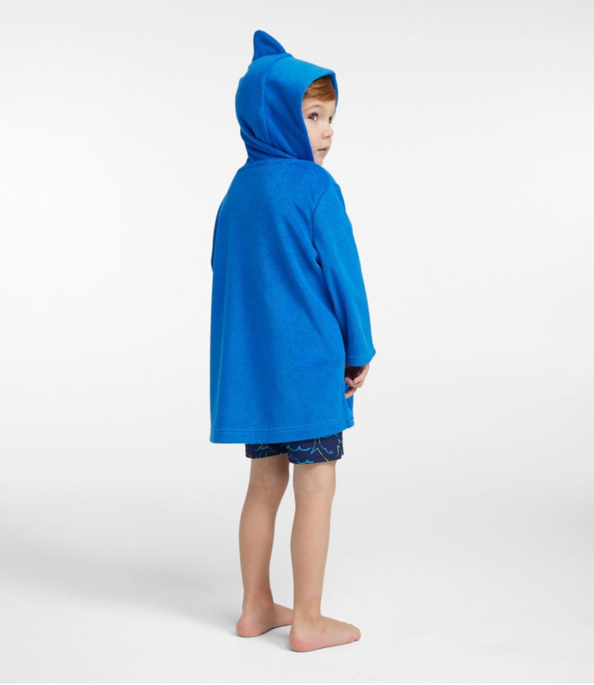 Toddlers' Terry Cover-Up, Hooded Animal, Capri Blue, small image number 5