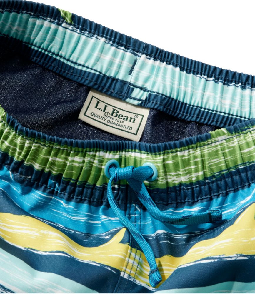 Boys' Beansport Board Shorts, Blue Water Hibiscus, small image number 4