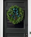 Green Tartan Fir Wreath 24", One Color, small image number 2