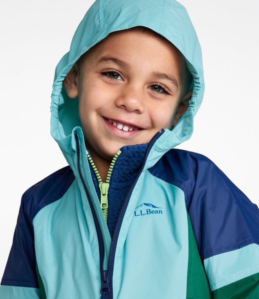 Toddlers' Wind and Rain Jacket, Purple Clover/Ruby Coral, small image number 4