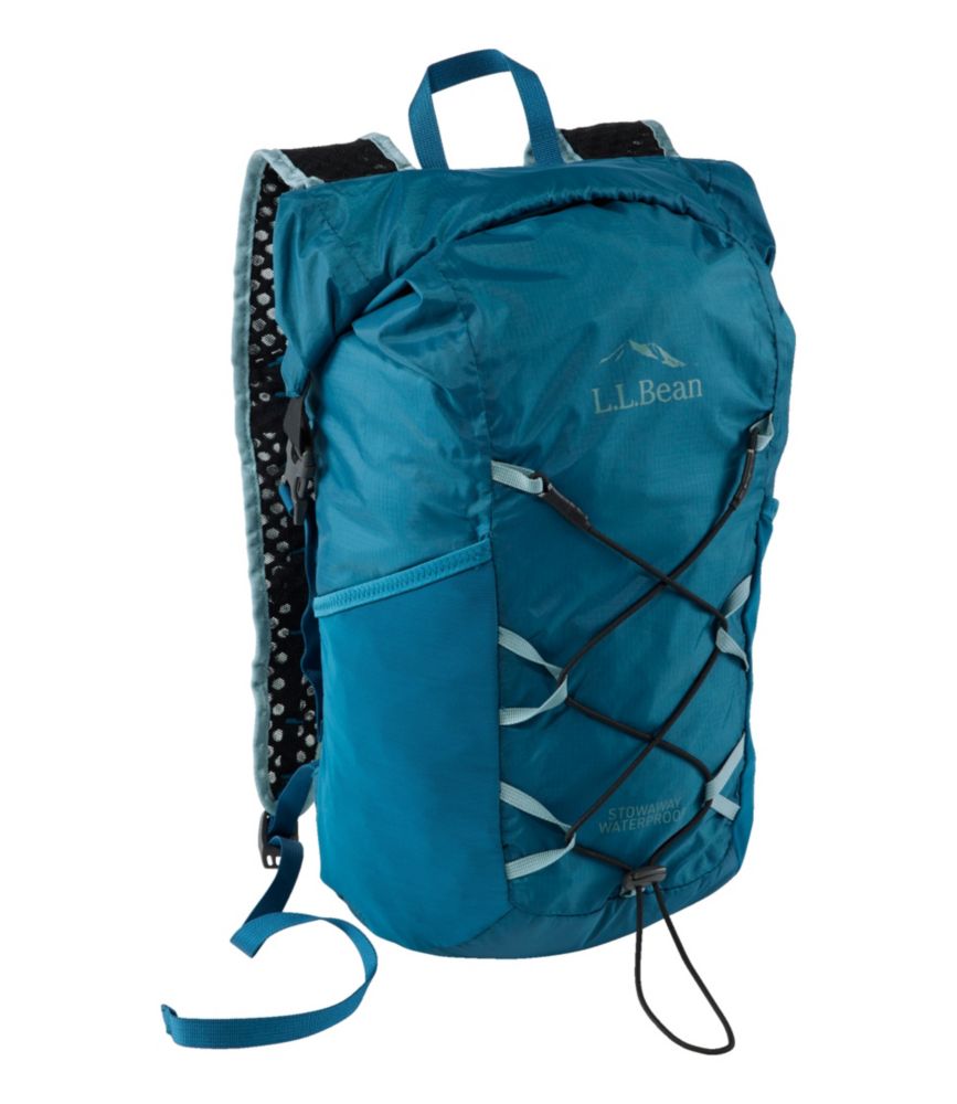 L.L.Bean Waterproof Stowaway Day Pack, Mallard Teal, small image number 1