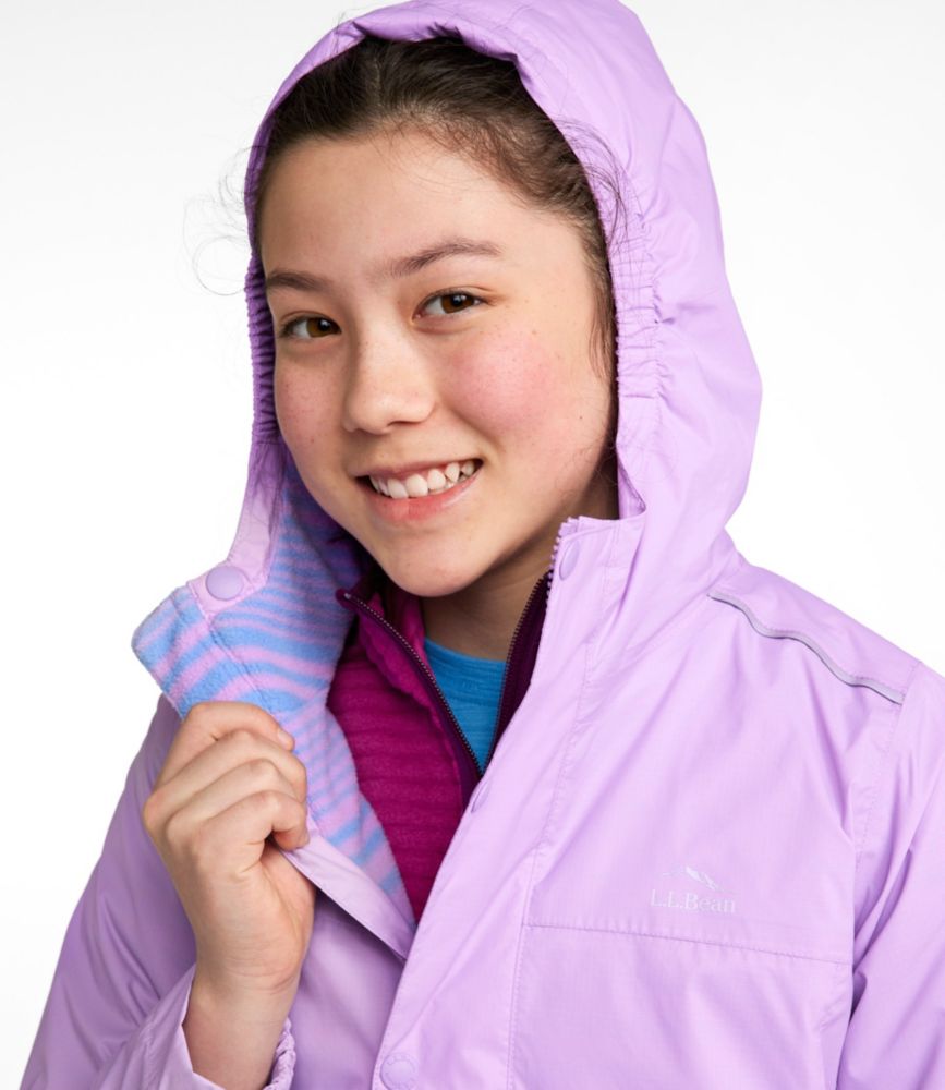 Kids' Puddle Stomper Rain Jacket, Lined, Sheer Lilac, small image number 4