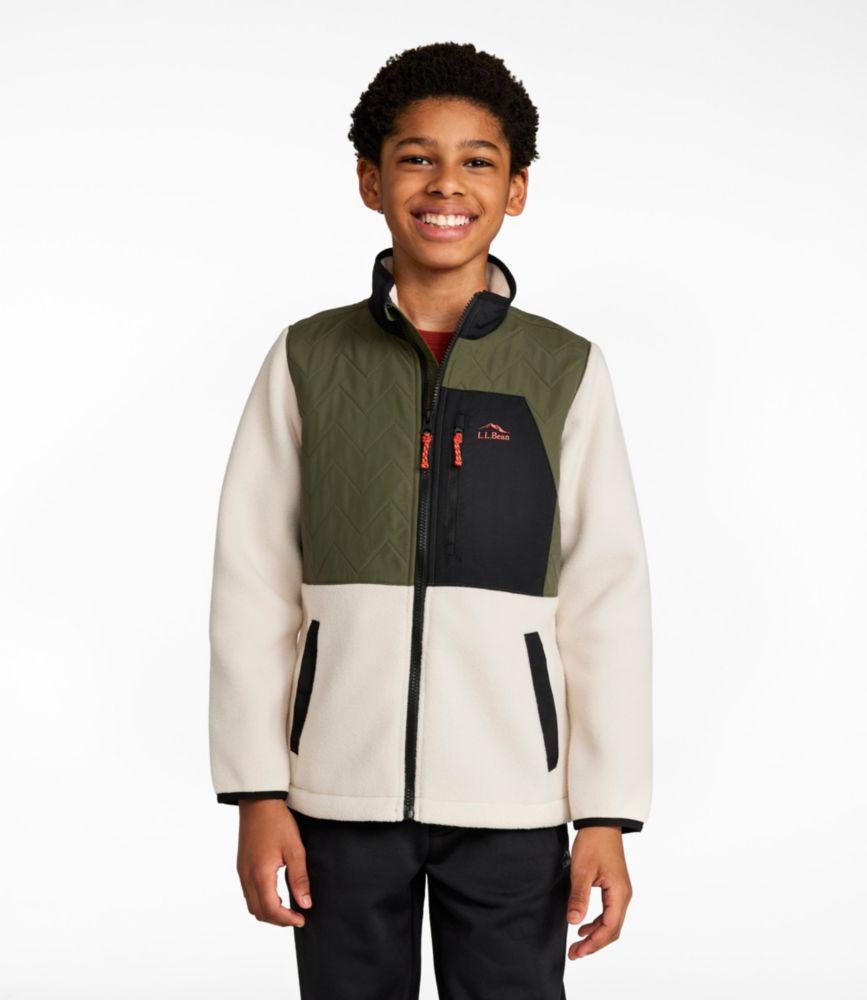 Kids' Mountain Classic Fleece Jacket, Mixed Media, Lilac/Cirrus Blue, small image number 2
