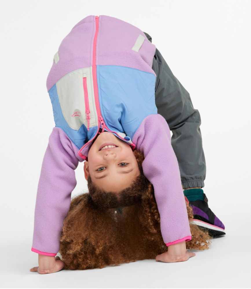 Kids' Mountain Classic Fleece Jacket, Mixed Media, Lilac/Cirrus Blue, small image number 4