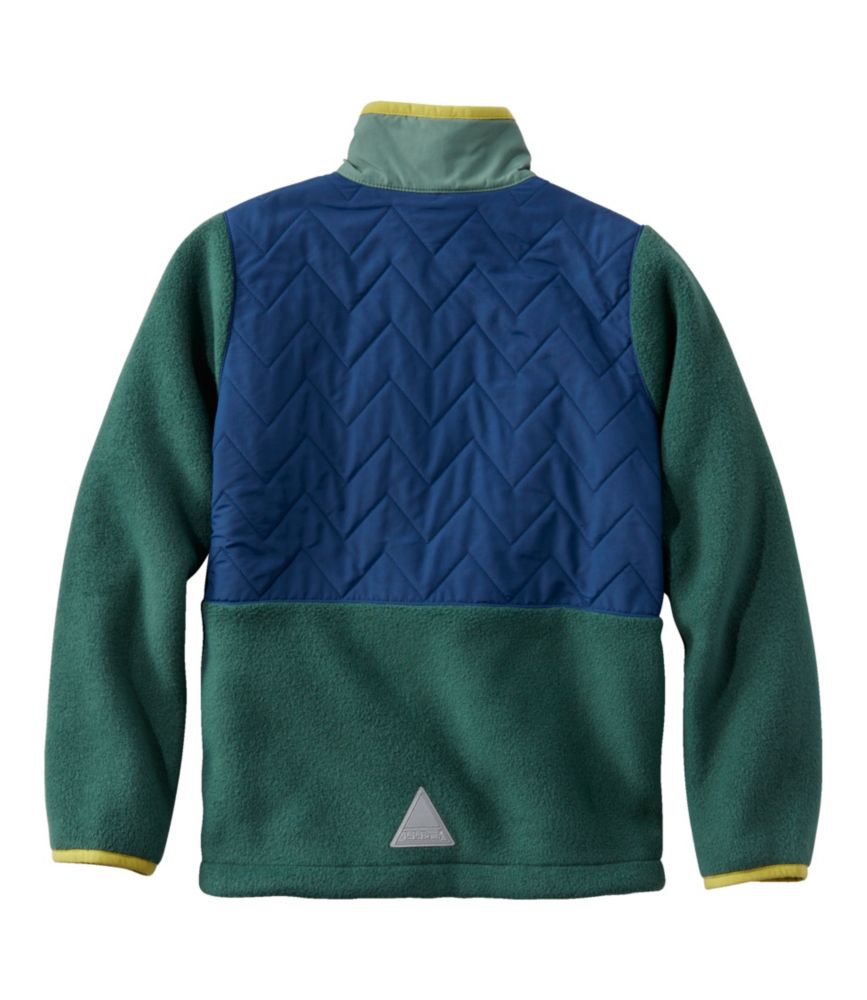 Kids' Mountain Classic Fleece Jacket, Mixed Media, Collegiate Blue/Dark Red, small image number 6