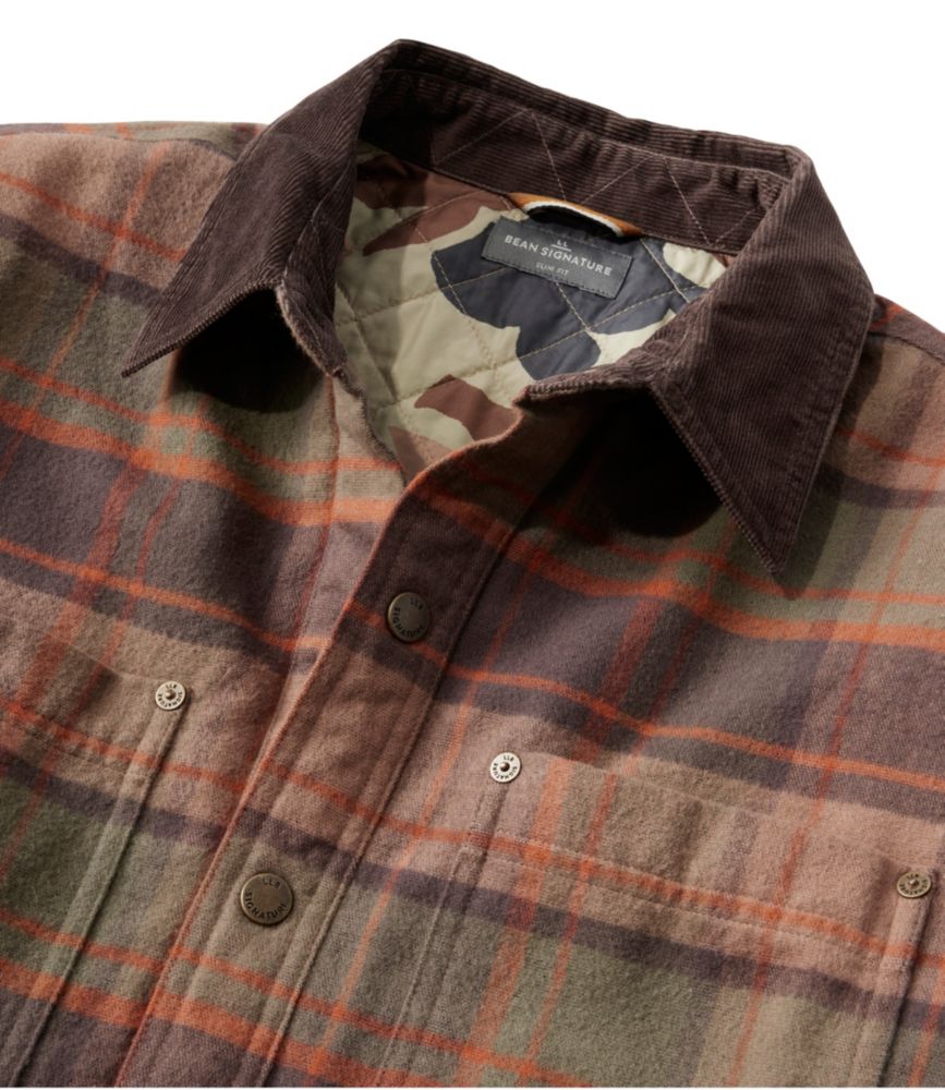 Men's Signature 1933 Chamois Cloth Shirt, Lined, Pattern, Otter Brown, small image number 6