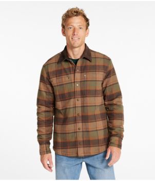 Men's Signature 1933 Chamois Cloth Shirt, Lined, Pattern