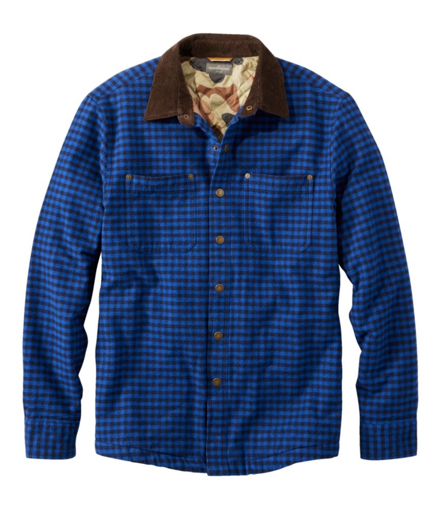 Men's Signature 1933 Chamois Cloth Shirt, Lined, Pattern