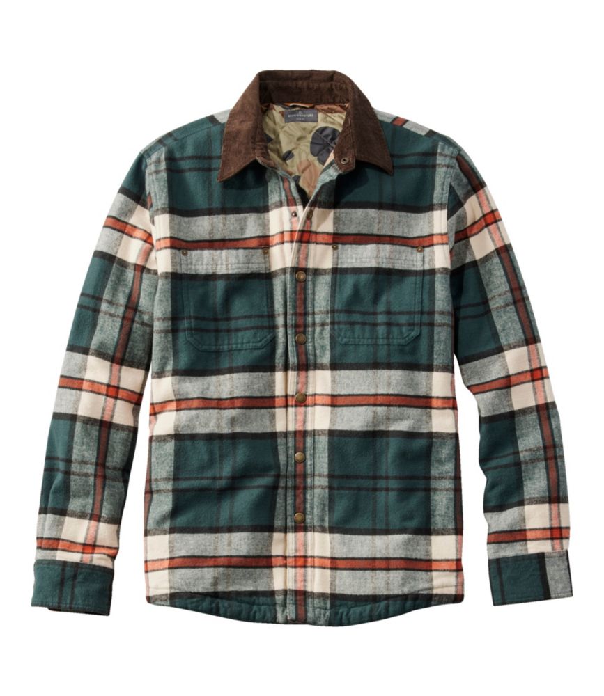 Men's Signature 1933 Chamois Cloth Shirt, Lined, Pattern | Shirts at L ...