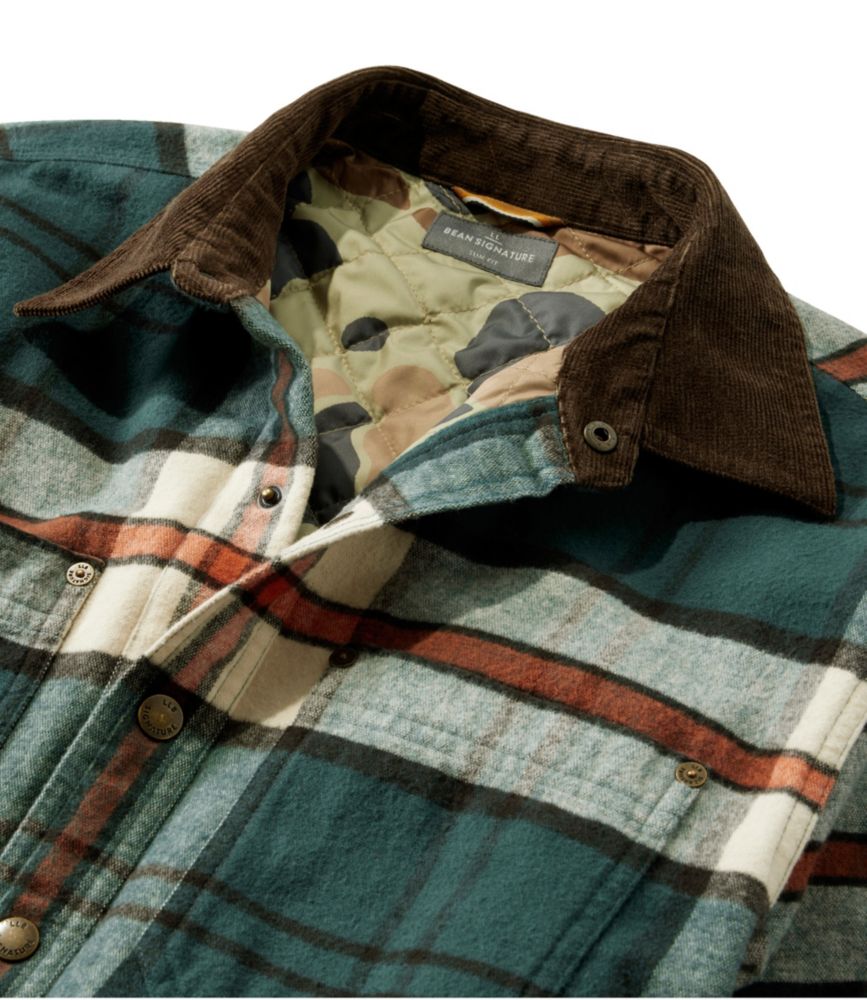Men's Signature 1933 Chamois Cloth Shirt, Lined, Pattern