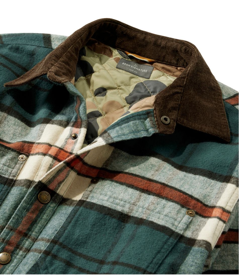 Men's Signature 1933 Chamois Cloth Shirt, Lined, Pattern | Shirt ...