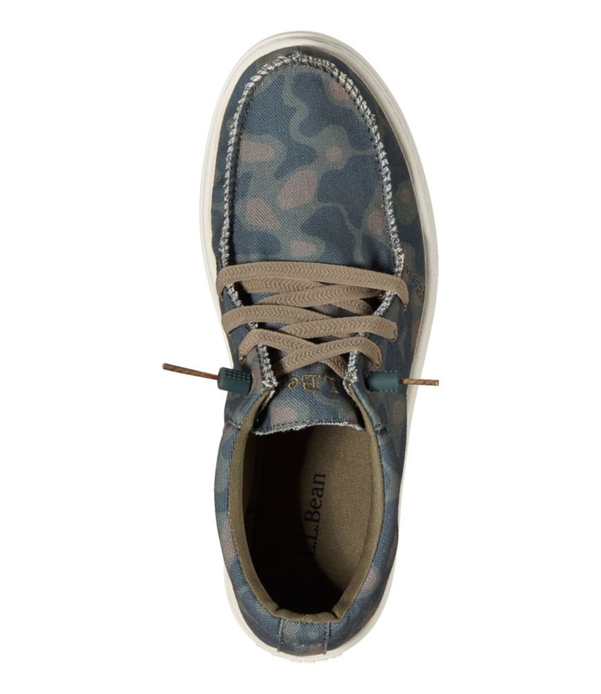 Women's Higgins Beach 4-Eye Slip-Ons, Print, Deep Olive Camo, small image number 4