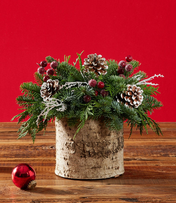 Birch Centerpiece Delay Ship Week of 12/9, One Color, large image number 1