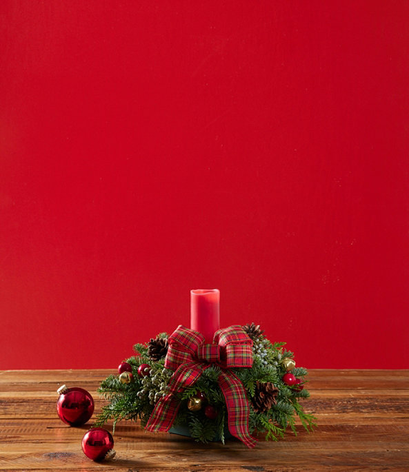 Tartan Centerpiece, Delay Ship 12/7, One Color, large image number 1