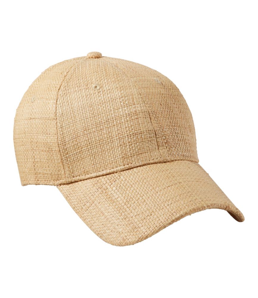 Adults' SunSmart Straw Baseball Cap, Straw, small image number 1