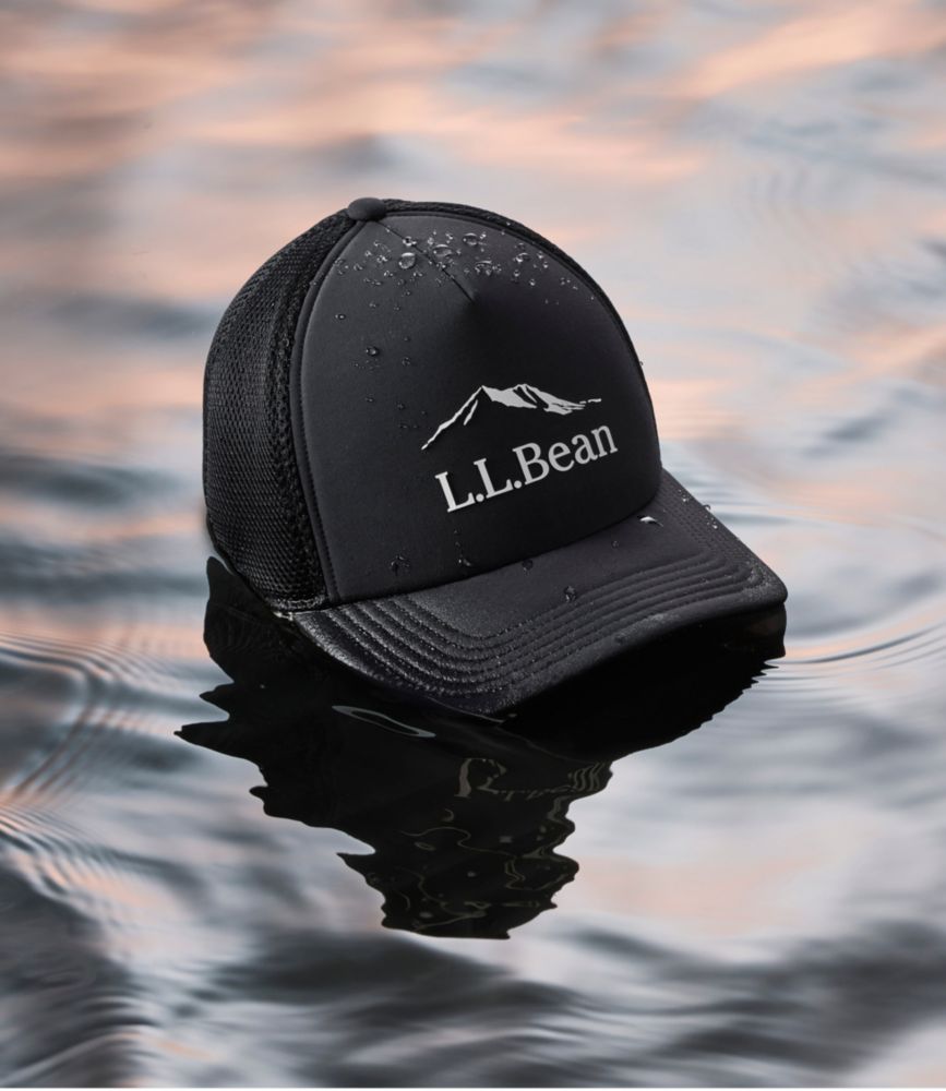 Adults' Beanlight Floating Trucker Hat, Black/Cobalt, small image number 4